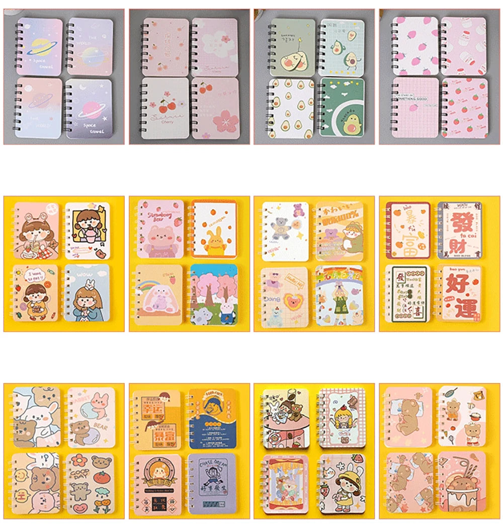 ELMAS Cartoon A7 Mini Notebook Diary for Students - Al Masam Stationery LLC