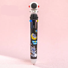 ELMAS Colorful Cartoon Astronaut Ballpoint Pens Set