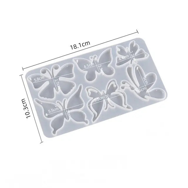 ELMAS Silicone Earring Mold for DIY Jewelry Crafting - Al Masam Stationery LLC