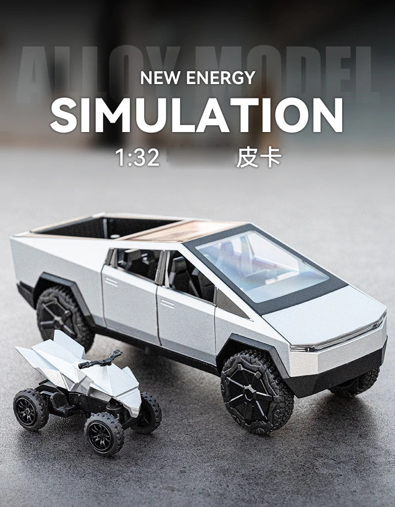 ELMAS 1:32 Cybertruck Diecast Metal Model Toy Gift - Al Masam Stationery LLC