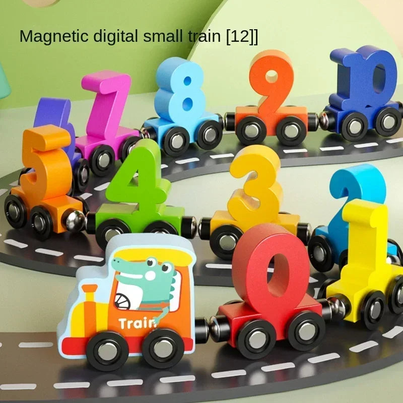 ELMAS: Magnetic Number Train Set for Colorful Learning - Al Masam Stationery LLC