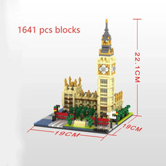 ELMAS Creative Big Ben Micro Mini Block Set for Adults