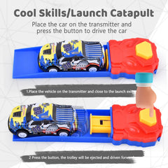 ELMAS New Children Stunt Car Alloy Body Mini Jumping Toy - Al Masam Stationery LLC