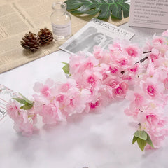 ELMAS Elegant Cherry Blossom Silk Branch Decor