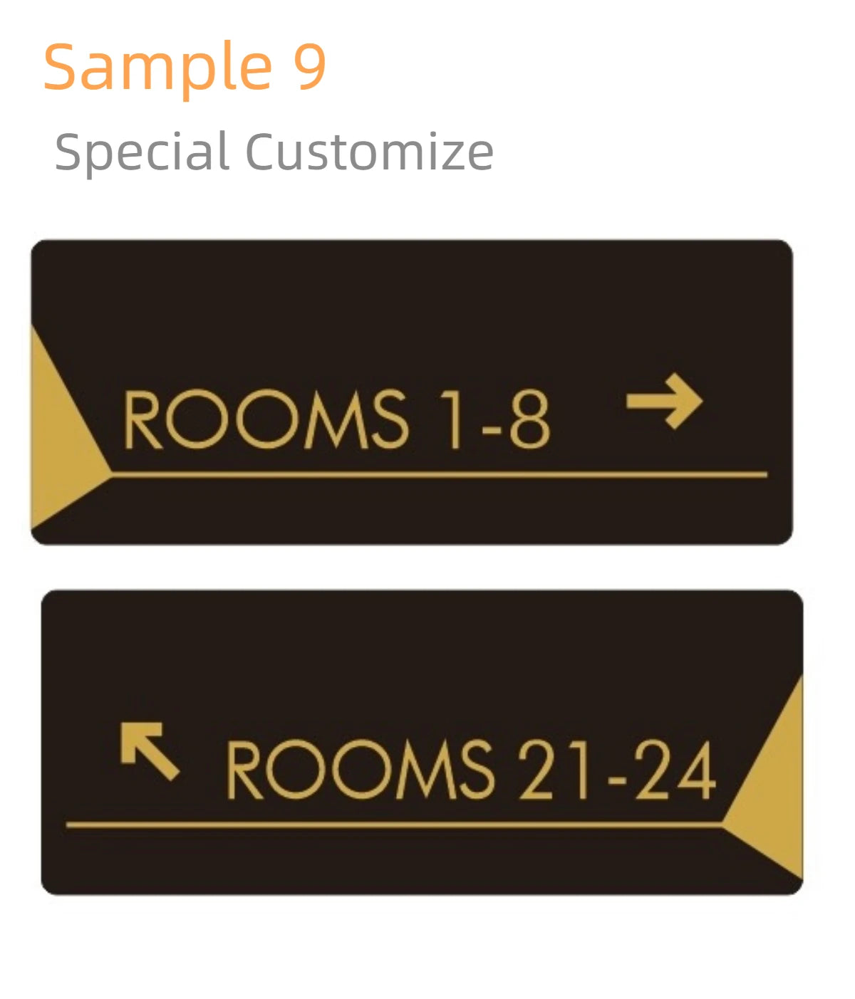 ELMAS Acrylic Modern Door Plate Customize House Number - Al Masam Stationery LLC