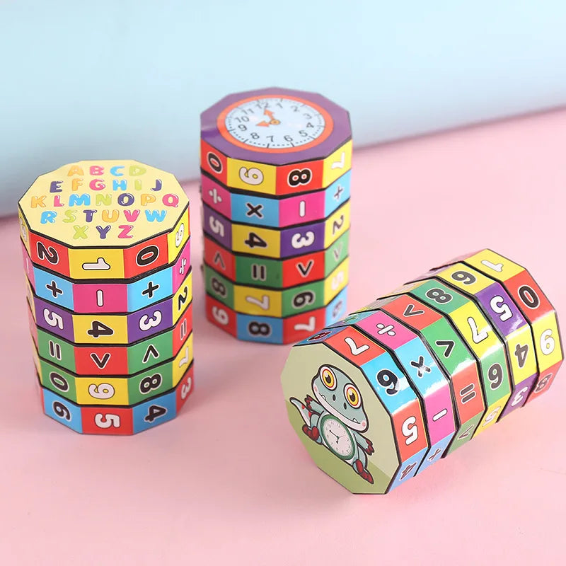ELMAS: Montessori Magic Cylinder Fun Learning Puzzle - Al Masam Stationery LLC
