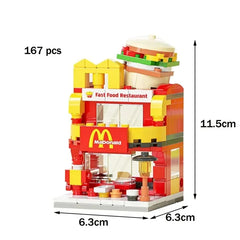 ELMAS Creative Mini City Street Model for Kids' Fun