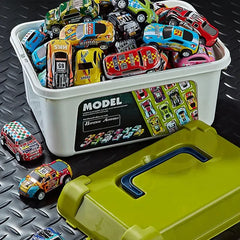 ELMAS New 50-10PCS Mini Alloy Car Set with Storage Box - Al Masam Stationery LLC