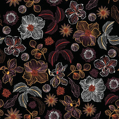 ELMAS Custom Papel De Parede 3D American Flower Mural Wallpaper - Al Masam Stationery LLC