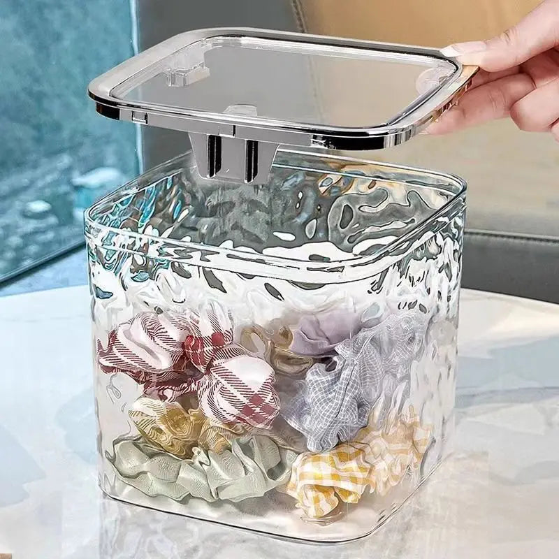 ELMAS Clear Hair Accessories Organizer Acrylic Storage Box - Al Masam Stationery LLC