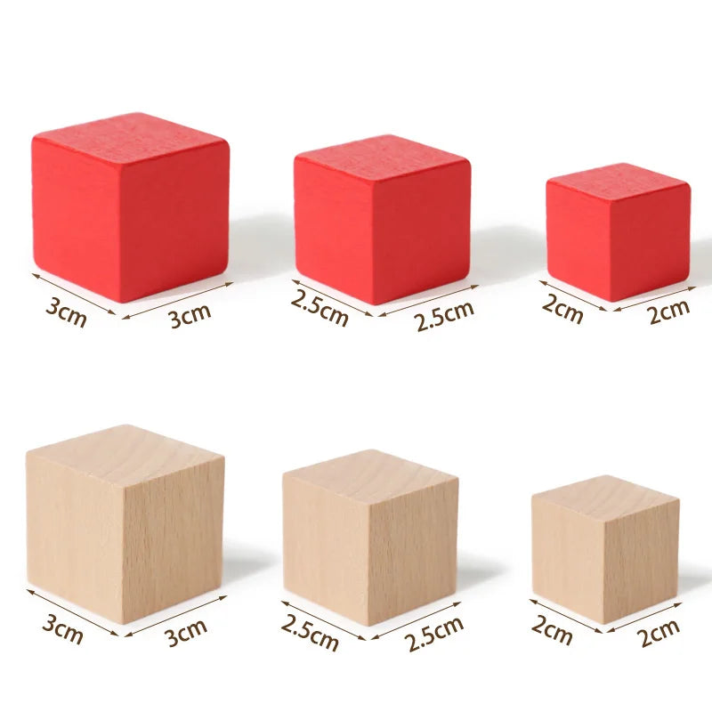 ELMAS Colorful Wooden Building Blocks for Kids - Al Masam Stationery LLC