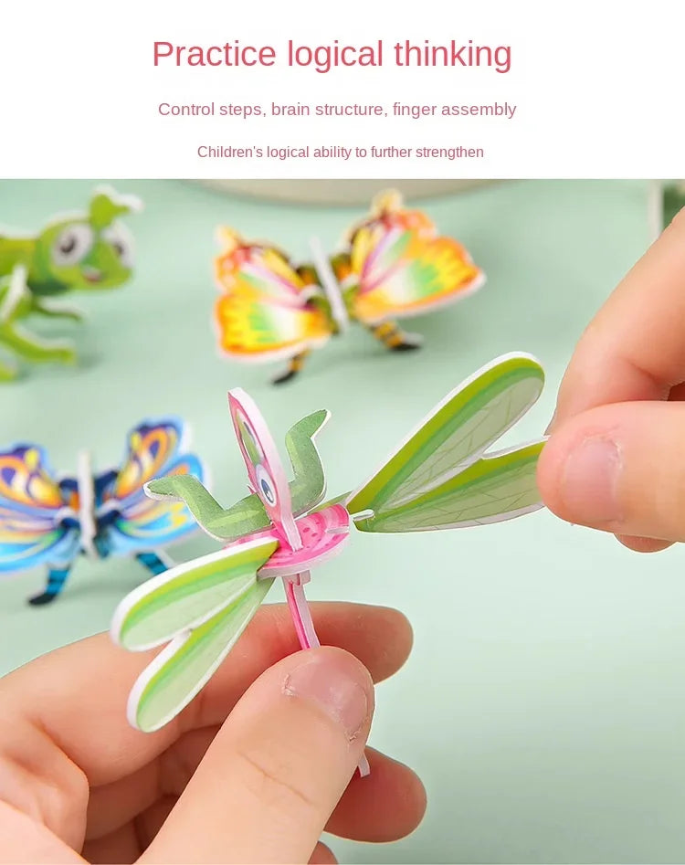 ELMAS: 12-24Pcs 3D Animals Foam Puzzle For Kids - Al Masam Stationery LLC