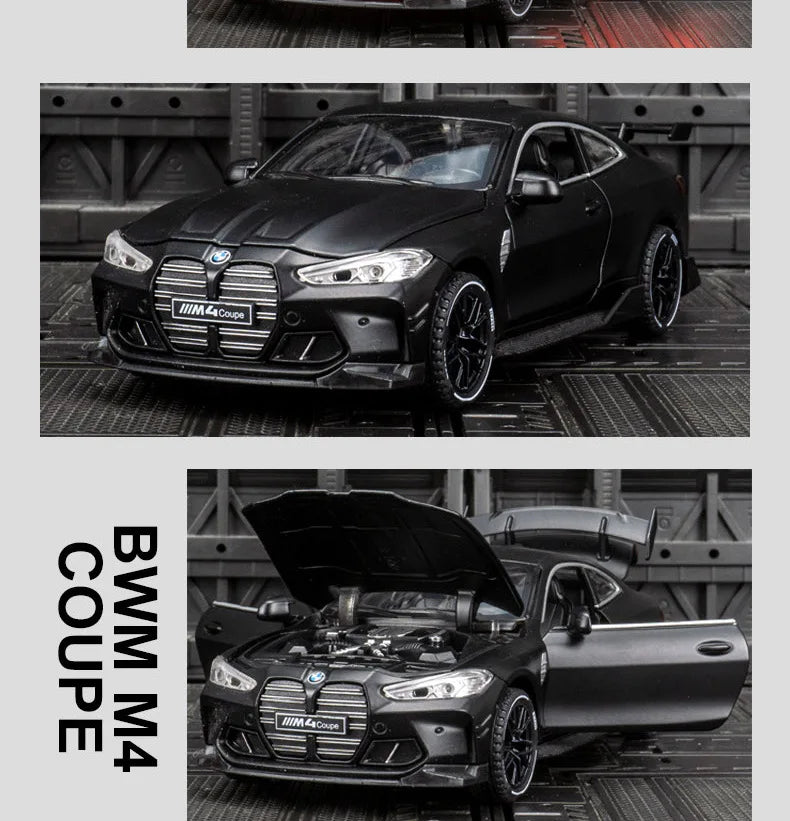 ELMAS 1:32 BMW M4 Coupe Sports Car Diecast Model Gift - Al Masam Stationery LLC