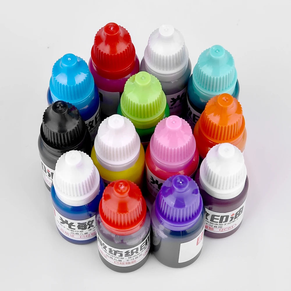 ELMAS 10ml Waterproof Ink for Fabric & Name Stamping - Al Masam Stationery LLC