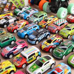 ELMAS New 50-10PCS Mini Alloy Car Set with Storage Box - Al Masam Stationery LLC