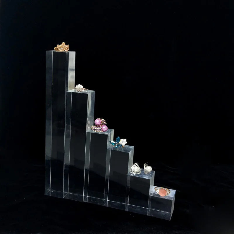 ELMAS Acrylic Blocks Jewelry Holder Display Stand Rack - Al Masam Stationery LLC
