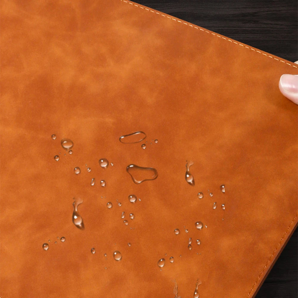 ELMAS Premium Leather A4 Clipboard Folder with Logo - Al Masam Stationery LLC