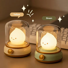 ELMAS Cute Cartoon LED Night Lamp - Portable USB Rechargeable