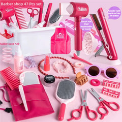 ELMAS Kids Hair Salon Play Set - Fun Hairdressing Toy for Girls - Al Masam Stationery LLC