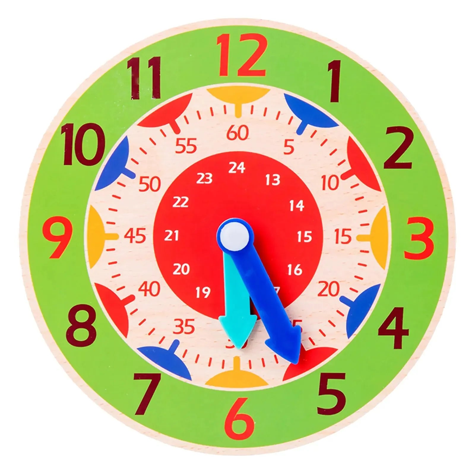 ELMAS Children Montessori Clock Jigsaw Toy for Teaching - Al Masam Stationery LLC