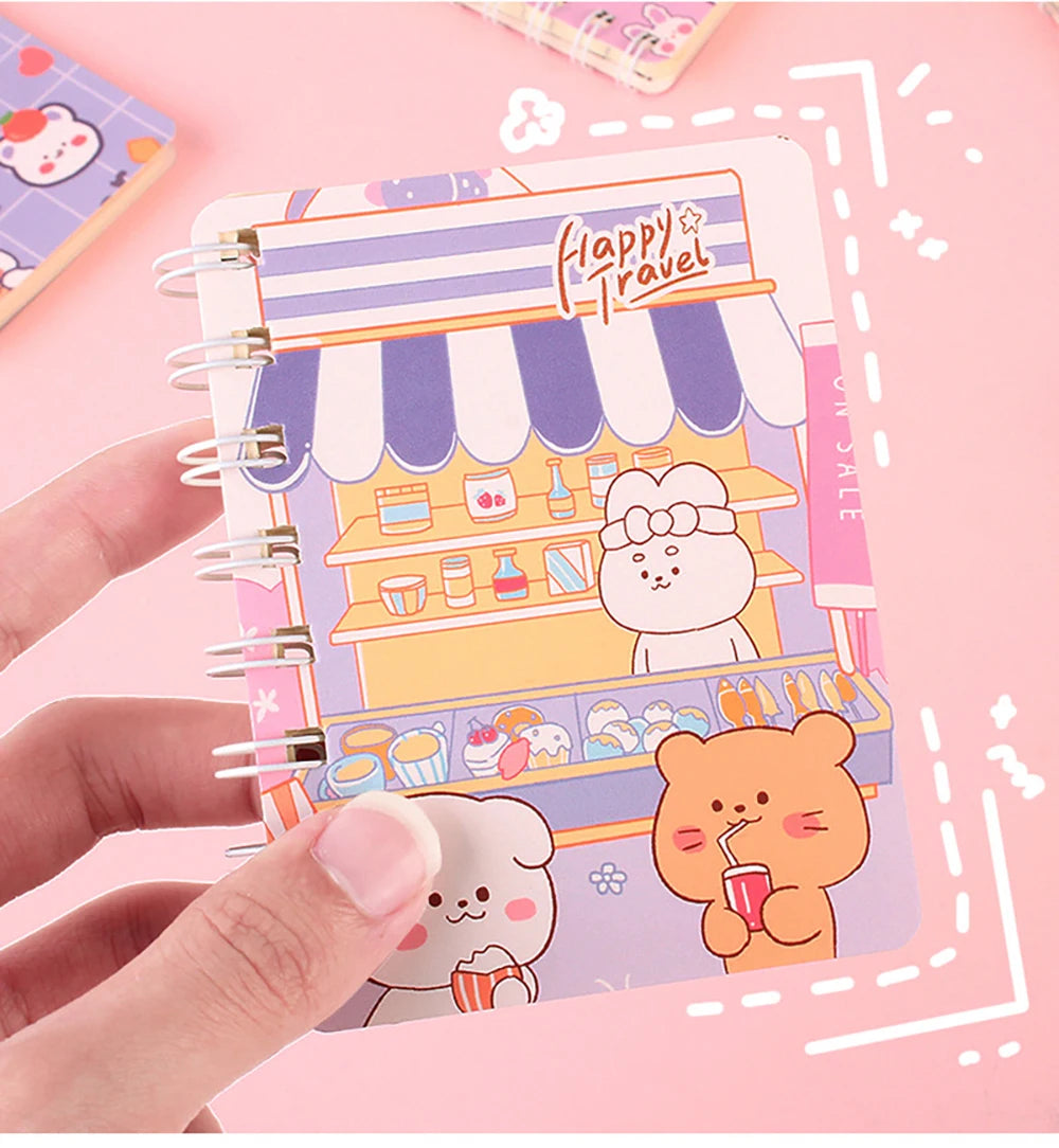 ELMAS Creative Cartoon Mini Notepad Kawaii School Supply - Al Masam Stationery LLC