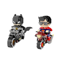 ELMAS Batman Mini Blocks Motorcycle 3D Puzzle Set