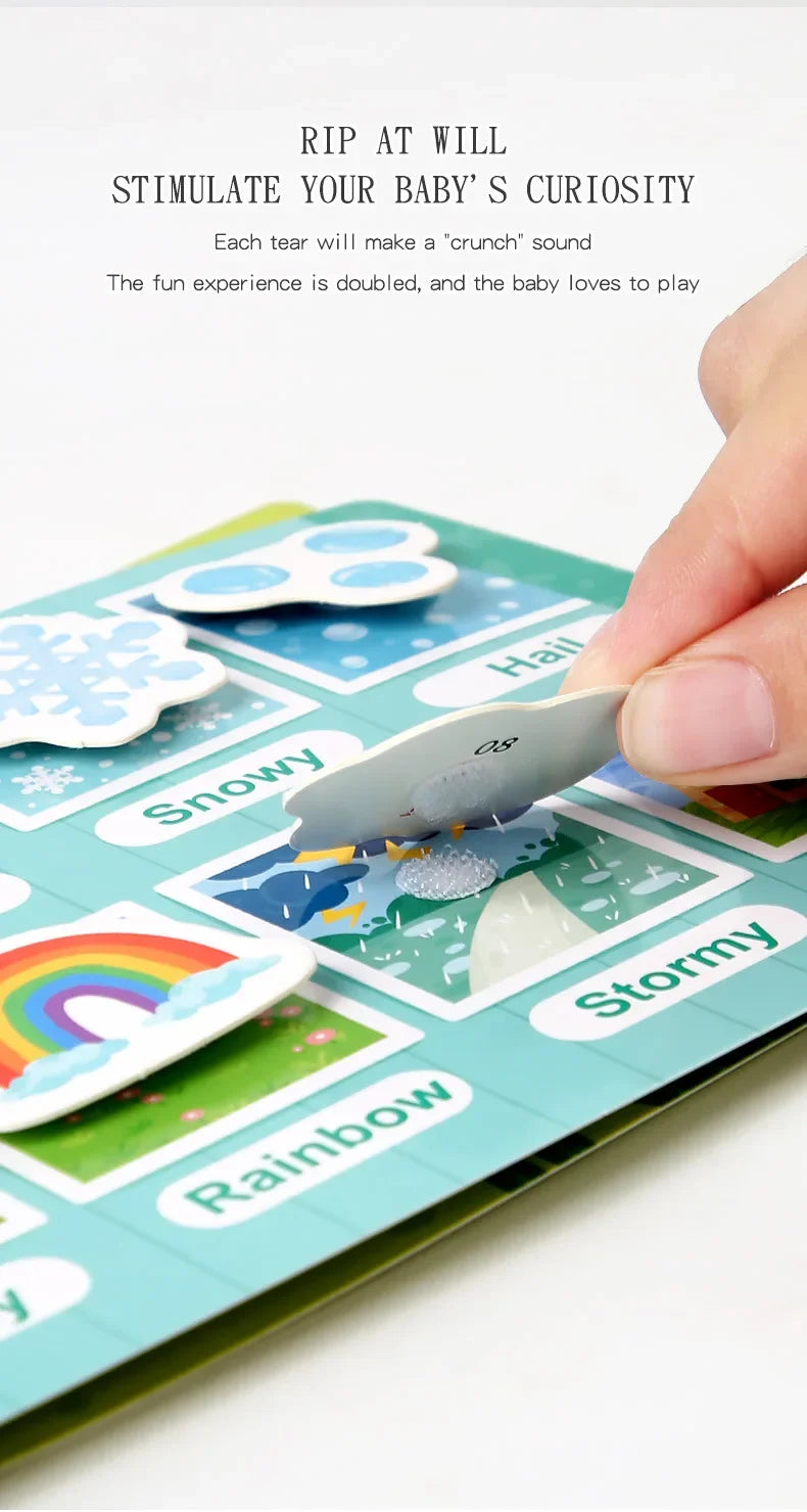 ELMAS Montessori Baby Busy Book for Early Learning Fun - Al Masam Stationery LLC