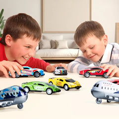ELMAS New 50-10PCS Mini Alloy Car Set with Storage Box - Al Masam Stationery LLC