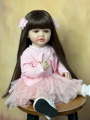 ELMAS 22-Inch Lifelike Reborn Baby Girl Doll - Perfect Gift! - Al Masam Stationery LLC