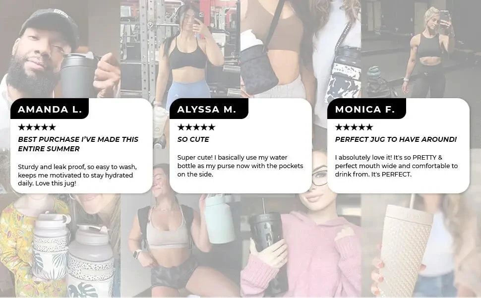 ELMAS HydroJug Tumbler 32OZ/40OZ Vacuum Insulated Mug - Al Masam Stationery LLC