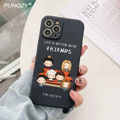 ELMAS Cartoon Funny Friends TV Show Phone Case iPhone 16 15 - Al Masam Stationery LLC