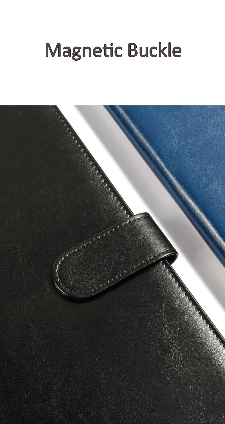 ELMAS Executive A4 Leather Portfolio Clipboard Holder - Al Masam Stationery LLC