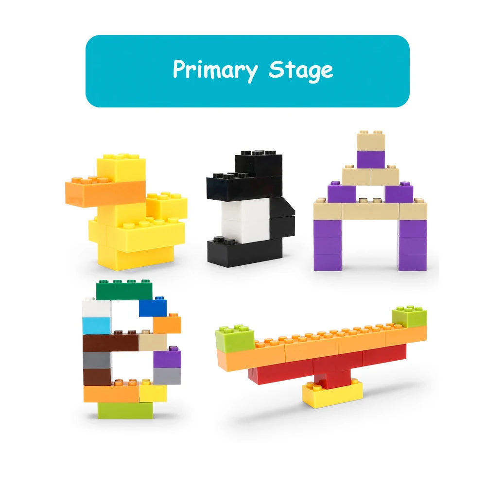 ELMAS Color-Sorted Building Blocks Set - 120/240PCS - Al Masam Stationery LLC
