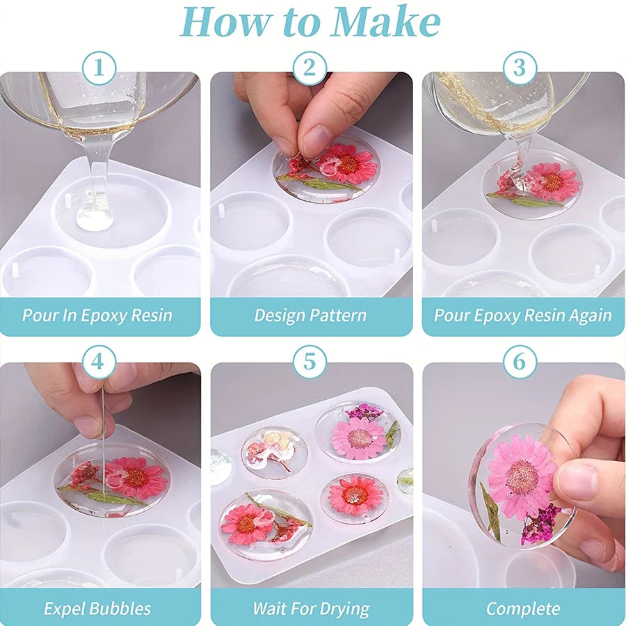 ELMAS DIY Square Earrings Molds for Crystal Jewelry Making - Al Masam Stationery LLC