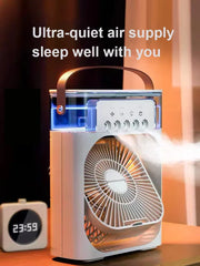 ELMAS New 3 In 1 Portable Humidifier Fan For Home - Al Masam Stationery LLC