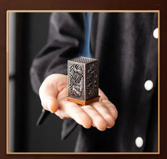 ELMAS Elegant Square Incense Burner for Home Aromatherapy