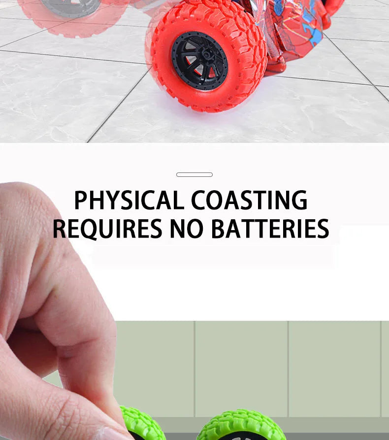 ELMAS Fun Pull Back Car Double-Side Shatter-Proof Toy - Al Masam Stationery LLC