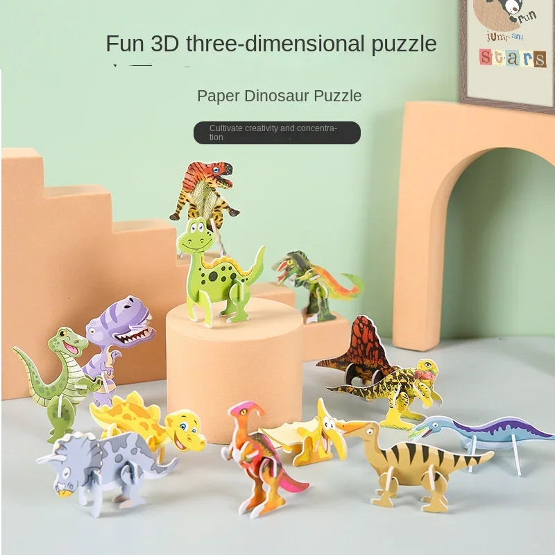 ELMAS: 12-24Pcs 3D Animals Foam Puzzle For Kids - Al Masam Stationery LLC