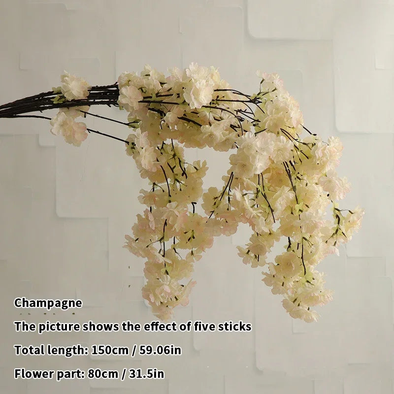 ELMAS Elegant Cherry Blossom Silk Branch Decor - Al Masam Stationery LLC