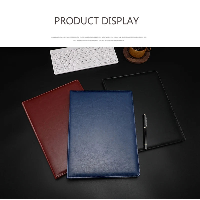 ELMAS Professional PU Leather Portfolio Organizer - Al Masam Stationery LLC