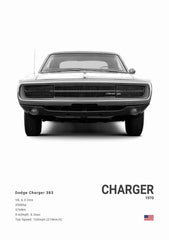 ELMAS Dodge Challenger SRT Hellcat Redeye Canvas Art