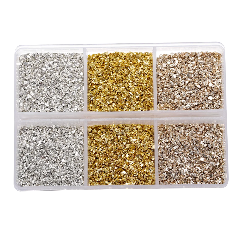 ELMAS Crushed Glass Stones for DIY Resin Crafts & Nail Art - Al Masam Stationery LLC