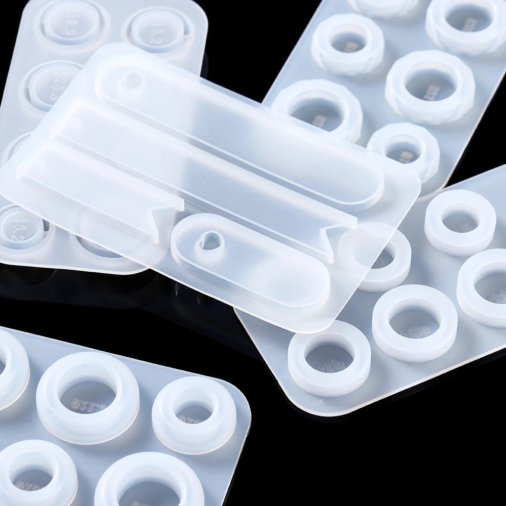 ELMAS DIY Cat Ear Epoxy Resin Ring Mold for Handmade Jewelry - Al Masam Stationery LLC