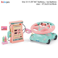 ELMAS Infant Shining Electric Steering Wheel Toy for Kids - Al Masam Stationery LLC