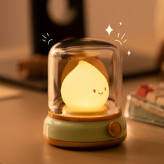 ELMAS Cute Cartoon LED Night Lamp - Portable USB Rechargeable