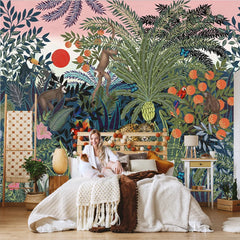 ELMAS American Rural Animal Landscape 3D Wallpaper Mural - Al Masam Stationery LLC
