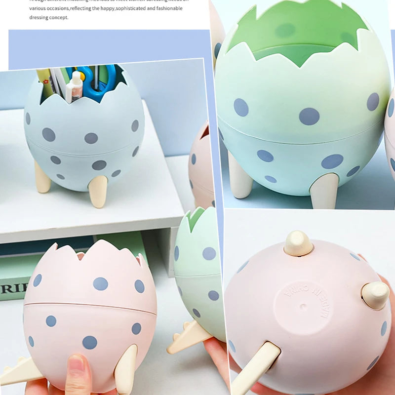 ELMAS Fun Dinosaur Egg Pen Holder & Organizer - Al Masam Stationery LLC