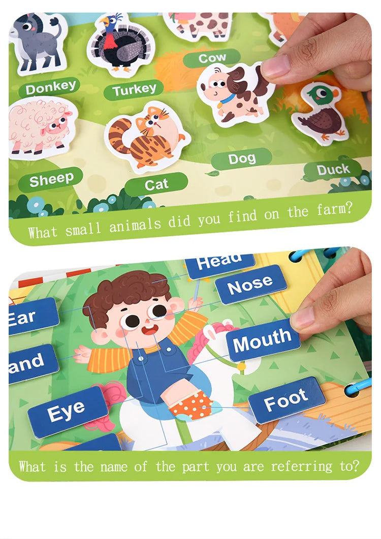 ELMAS - Montessori Baby Busy Book My First Quiet Book - Al Masam Stationery LLC