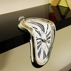 ELMAS Surreal Melting Wall Clock - Dali Inspired Decor