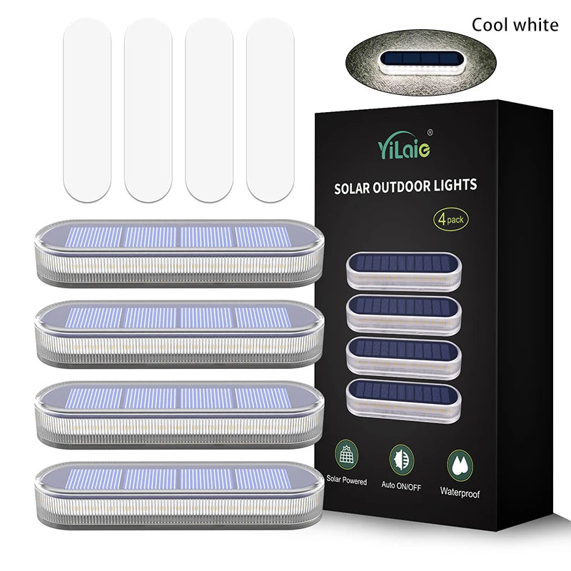 ELMAS Solar Stair Lamp - Waterproof LED Deck Light - Al Masam Stationery LLC